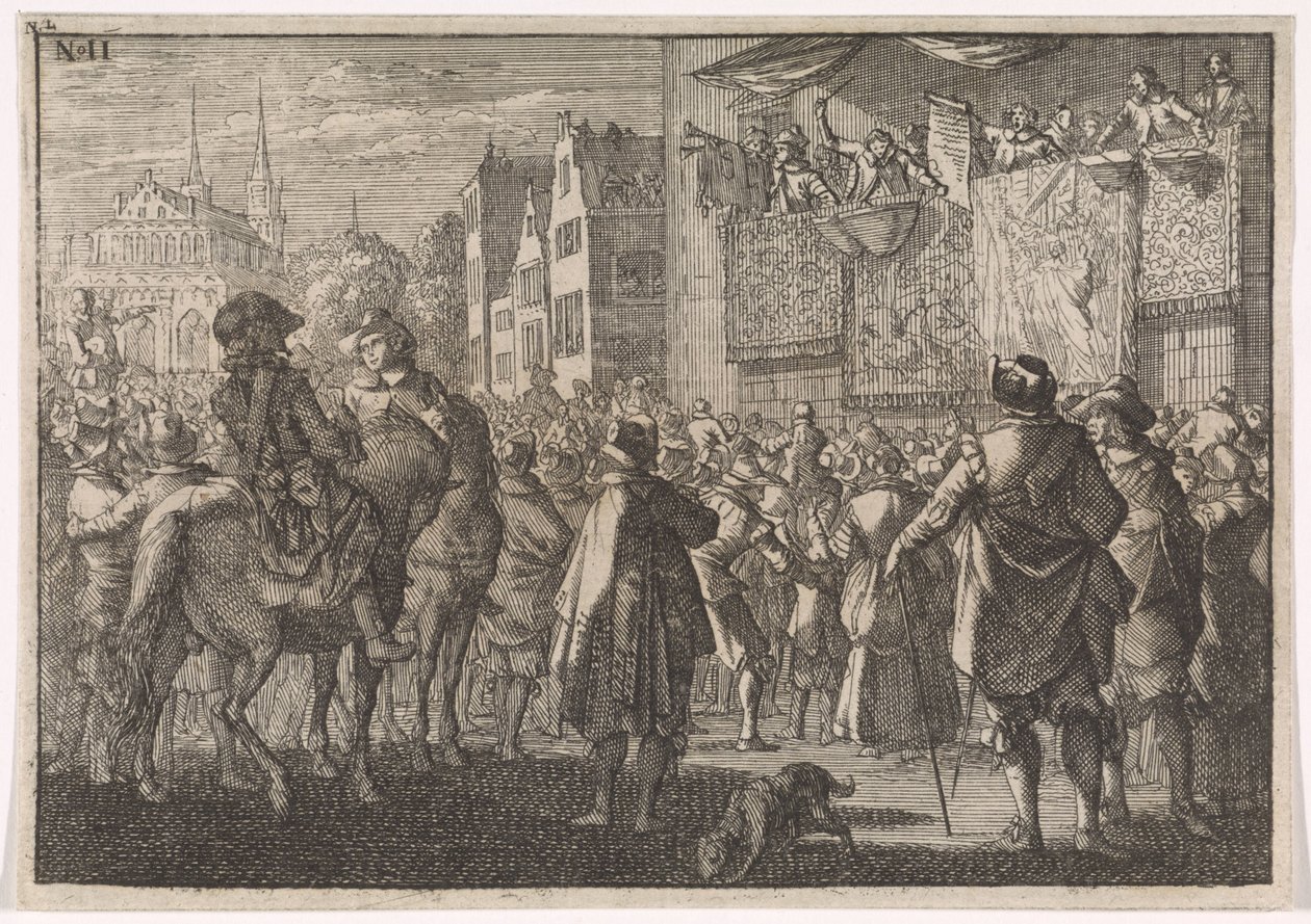 إعلان سلام أوسنابروك في بلدة ، 1648 بواسطة كاسبار لويكن (منسوب إلى)