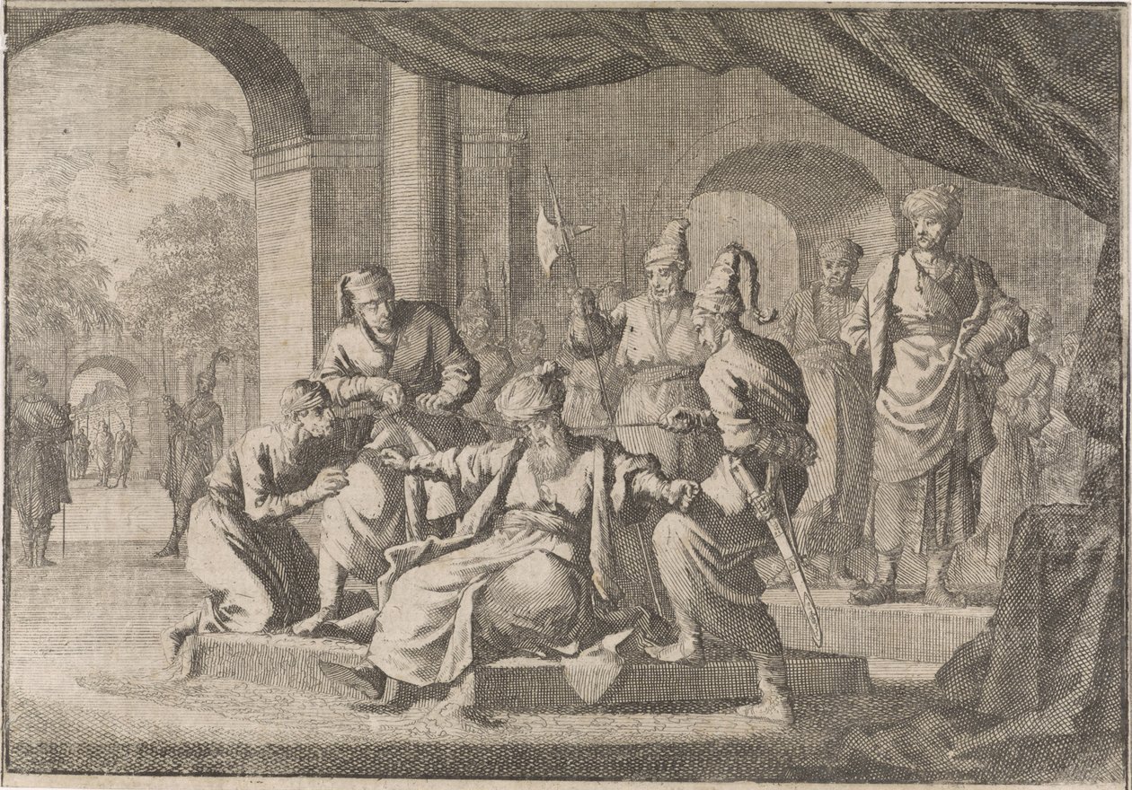 مصطفى ، ابن شقيق السلطان مراد الرابع ، خنق بأوامره ، 1639 بواسطة كاسبار لويكن (منسوب إلى)