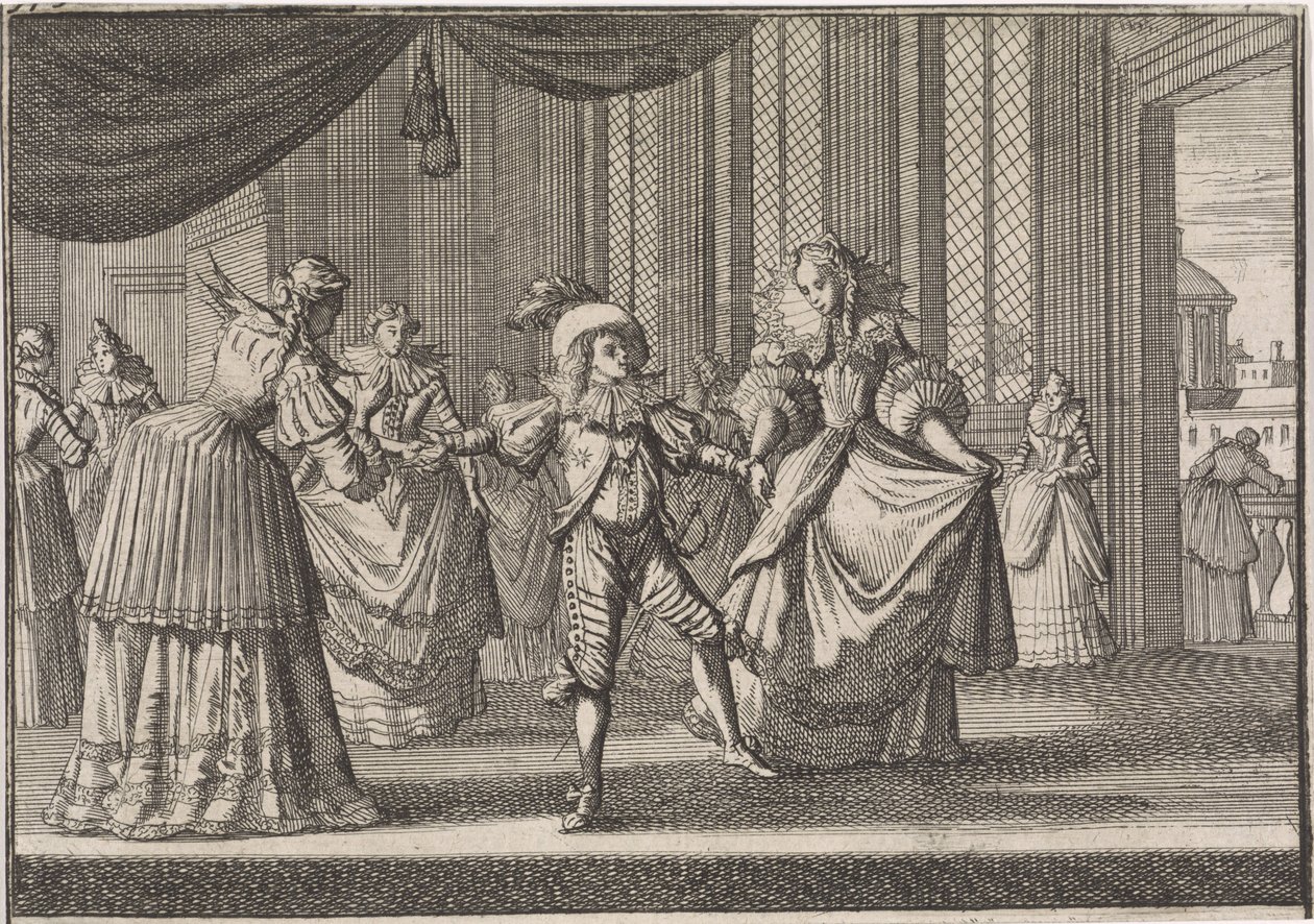 تعليم بالتزار كاريل الابن البكر للملك فيليب الرابع 1642 بواسطة كاسبار لويكن (منسوب إلى)