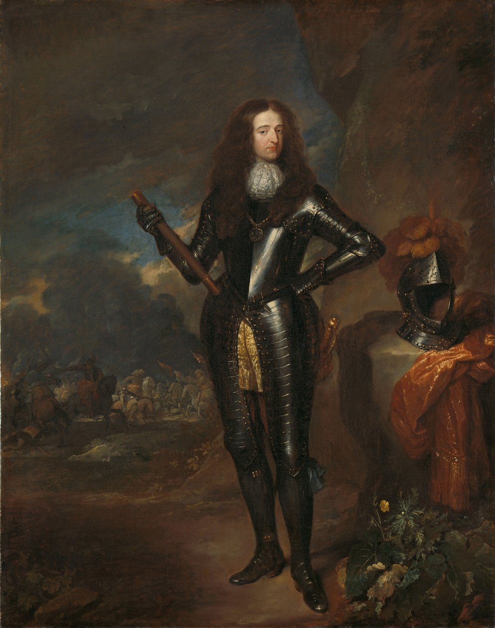 صورة ويليام الثالث ، أمير أورانج و Stadtholder ، 1680-84 بواسطة كاسبار نيتشر