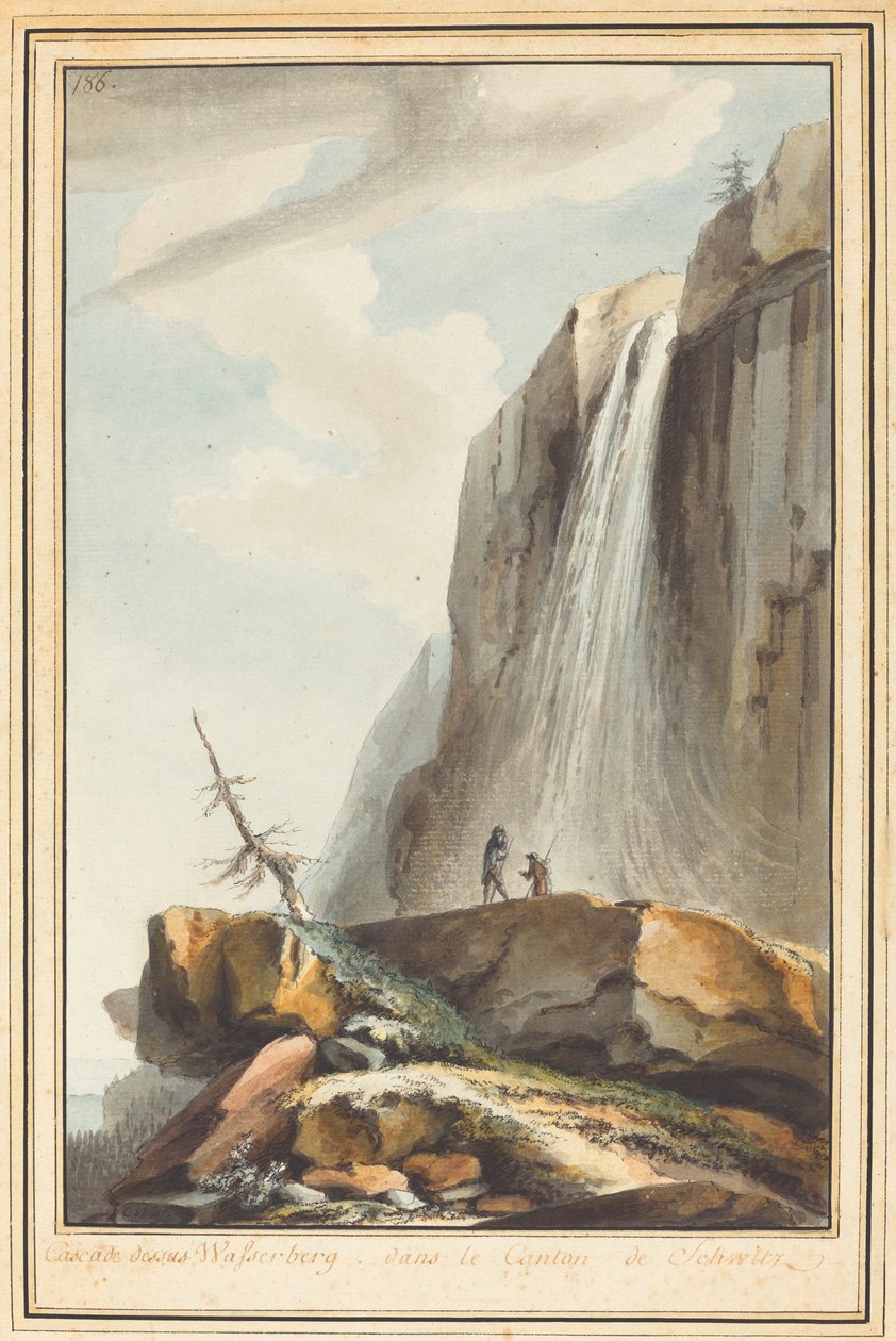 Cascade dessus Wasserberg (شلال فوق Wasserberg) بواسطة كاسبار وولف