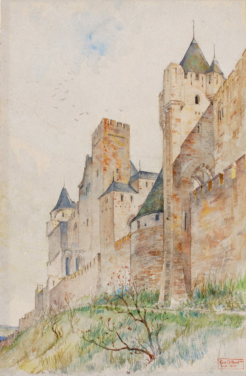 معارك كاركاسون ، فرنسا ، 1913. بواسطة كاس جيلبرت