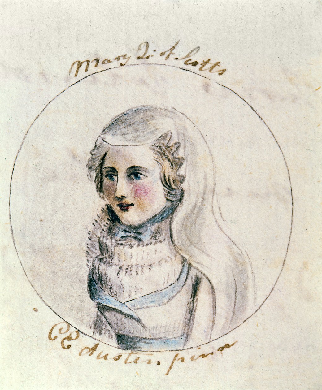 Mary Queen of Scots ، c.1790 (قلم وحبر ومرحاض على ورق) بواسطة كاساندرا أوستن