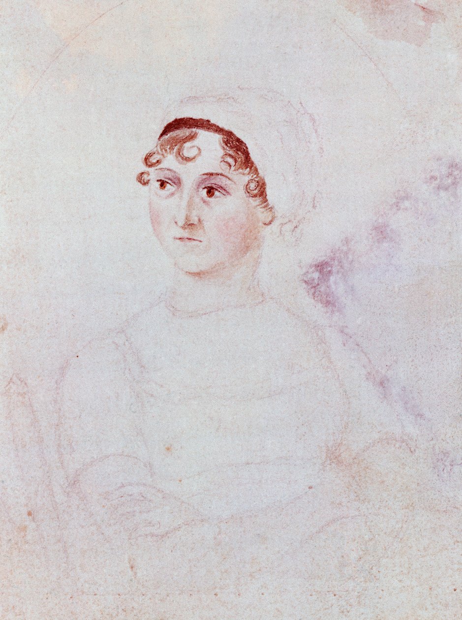 Portrait of Jane Austen, c.1810 (pencil & watercolor on paper) بواسطة كاساندرا أوستن