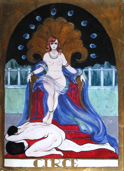 سيرس ، حوالي 1900 - 20 (ألوان مائية على ورق) بواسطة كاستانا كاستانا