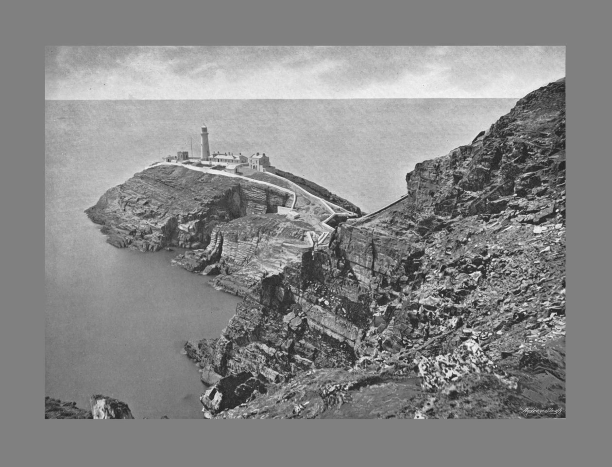 منارة ساوث ستاك ، هوليهيد ، c1900 بواسطة كاتالال وبريتشارد