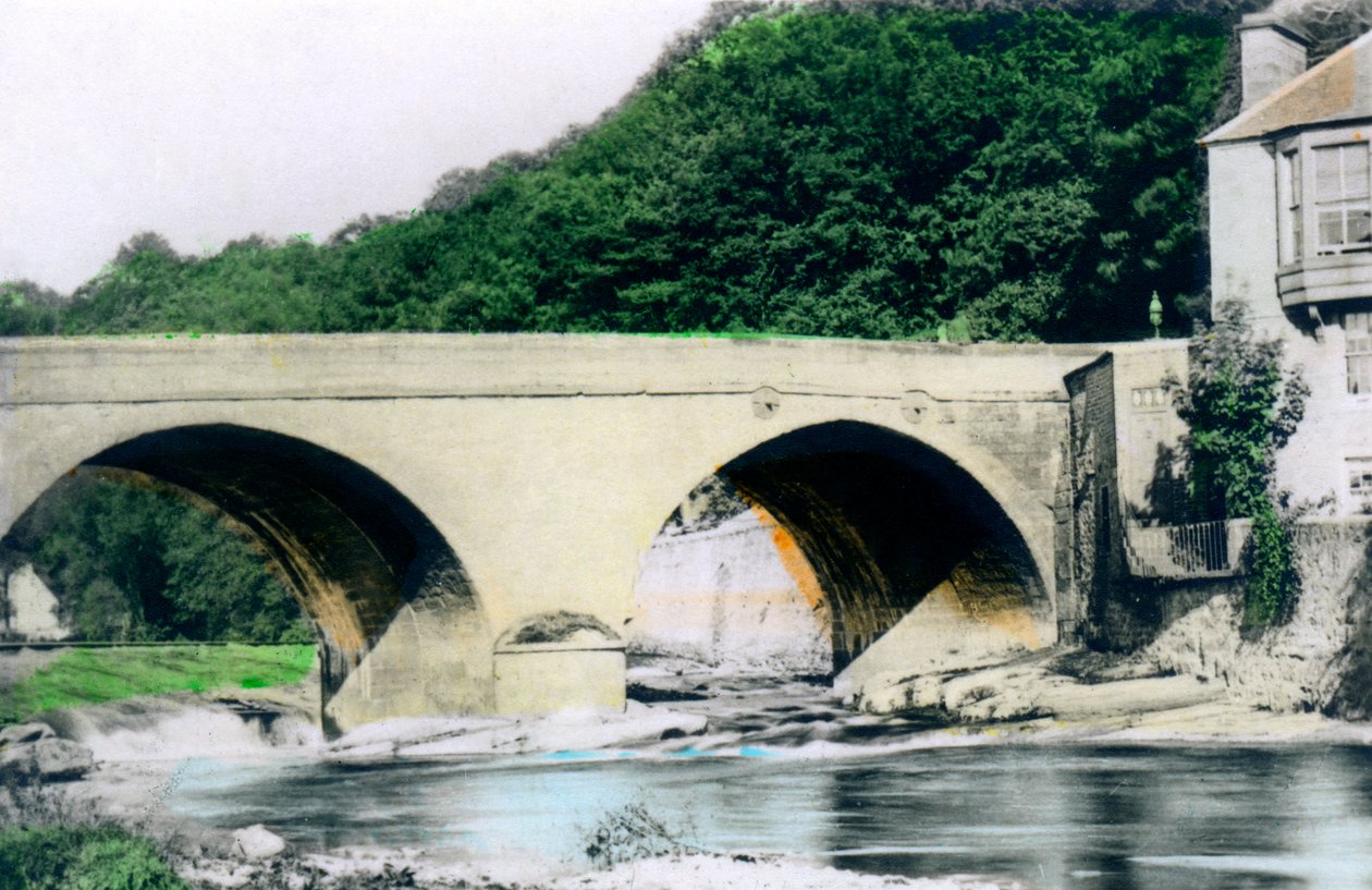 جسر فوق نهر ألان ، جسر ألان ، ستيرلنغ ، 1926. بواسطة Cavenders Ltd