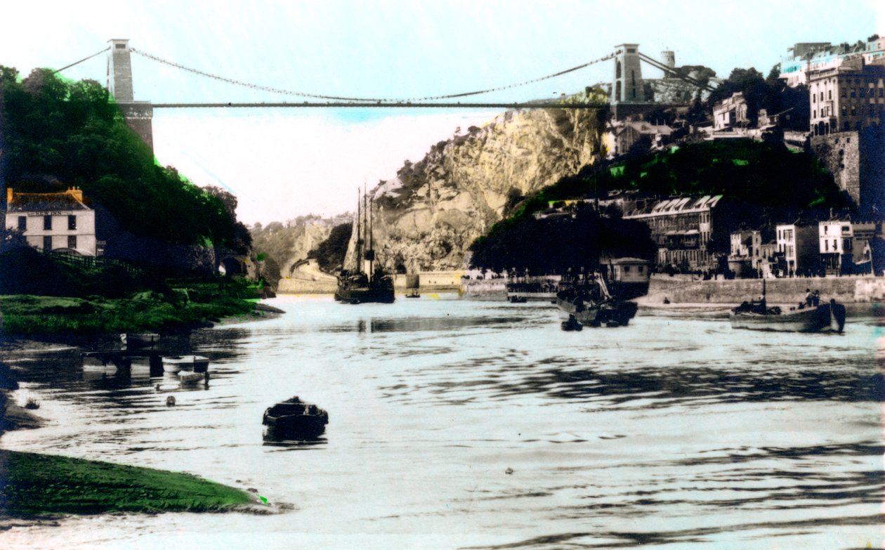 جسر كليفتون المعلق ، بريستول ، 1926. بواسطة Cavenders Ltd