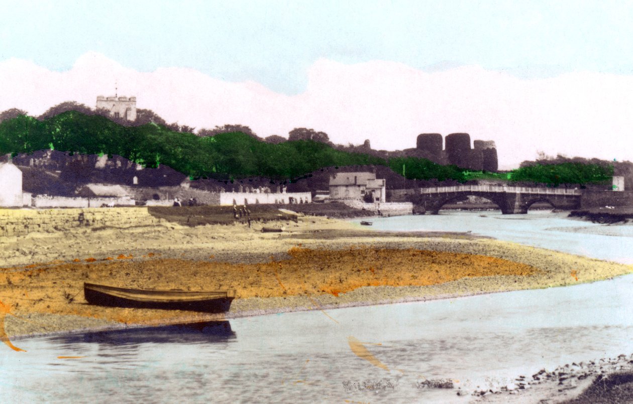 قلعة رودلان ، بالقرب من Rhyl ، Denbighshire ، 1926. بواسطة Cavenders Ltd
