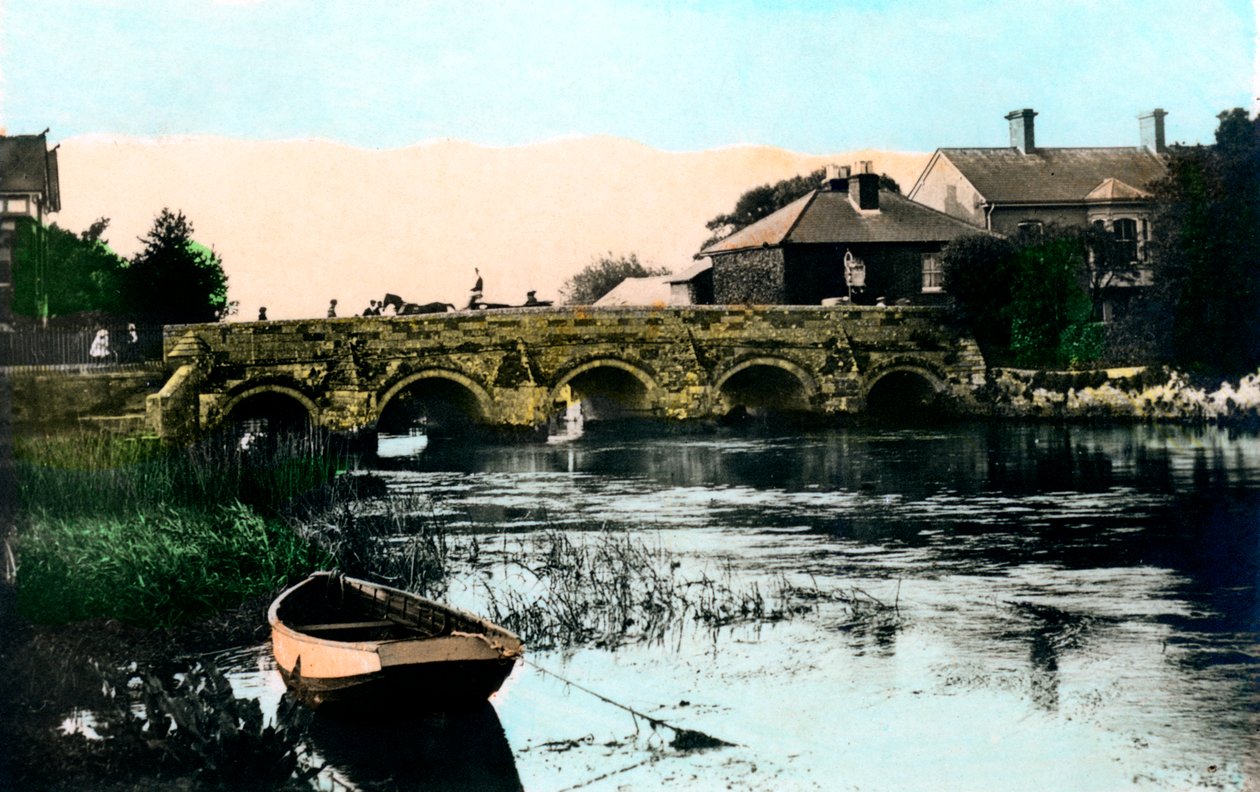 الجسر القديم ، كرايستشيرش ، دورست ، 1926. بواسطة Cavenders Ltd