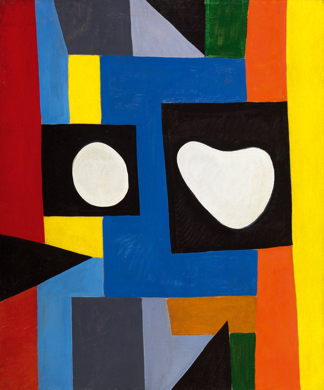 تكوين معماري، حوالي عام 1951 (زيت على قماش) بواسطة 