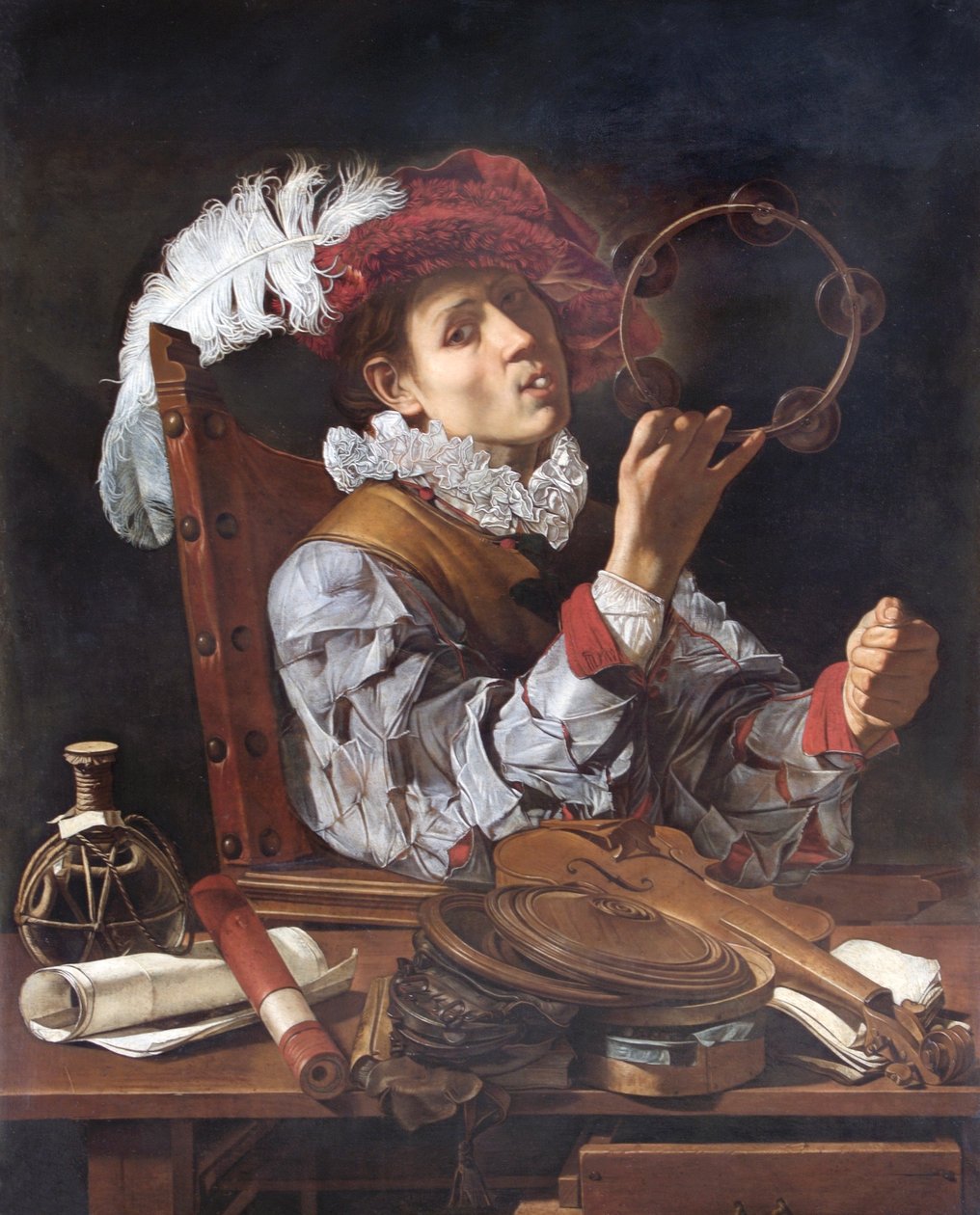 موسيقي ، حوالي 1610 (زيت على قماش) بواسطة Cecco de Caravaggio