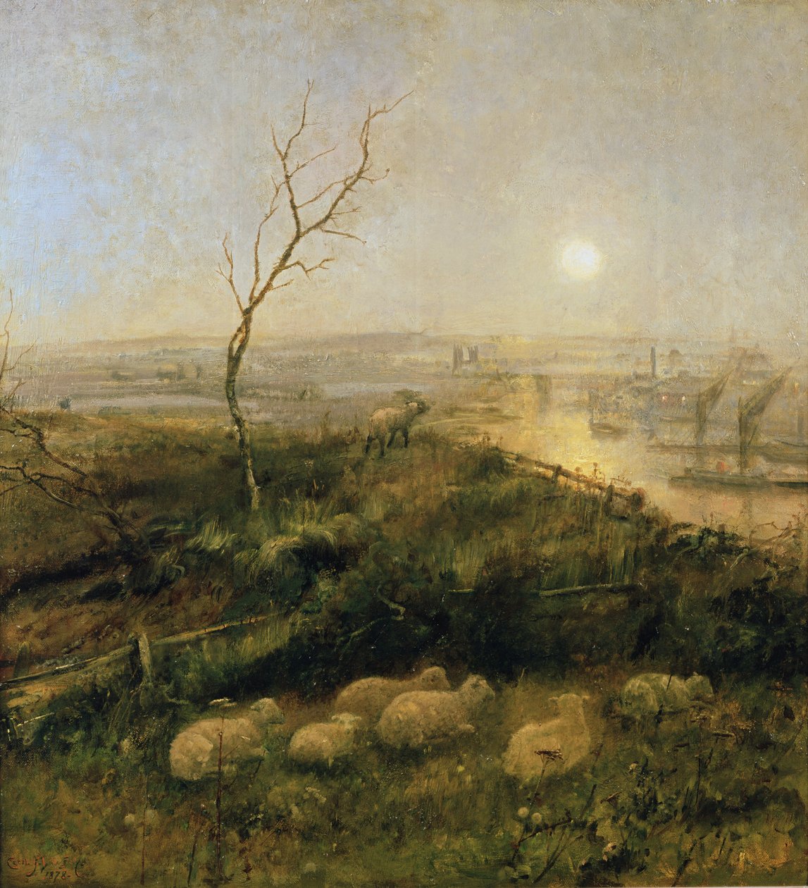 ضالة ، ضوء القمر الرعوي ، 1878 بواسطة سيسيل جوردون لوسون