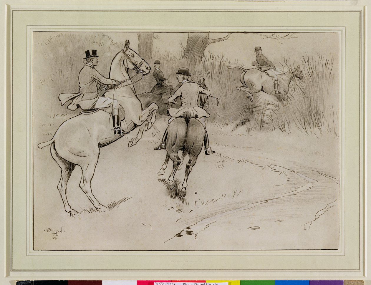 "تراجع ، يا سيدي!" ، 1904 (فحم وقلم وحبر وأبيض على ورق) بواسطة سيسيل تشارلز وندسور الدين