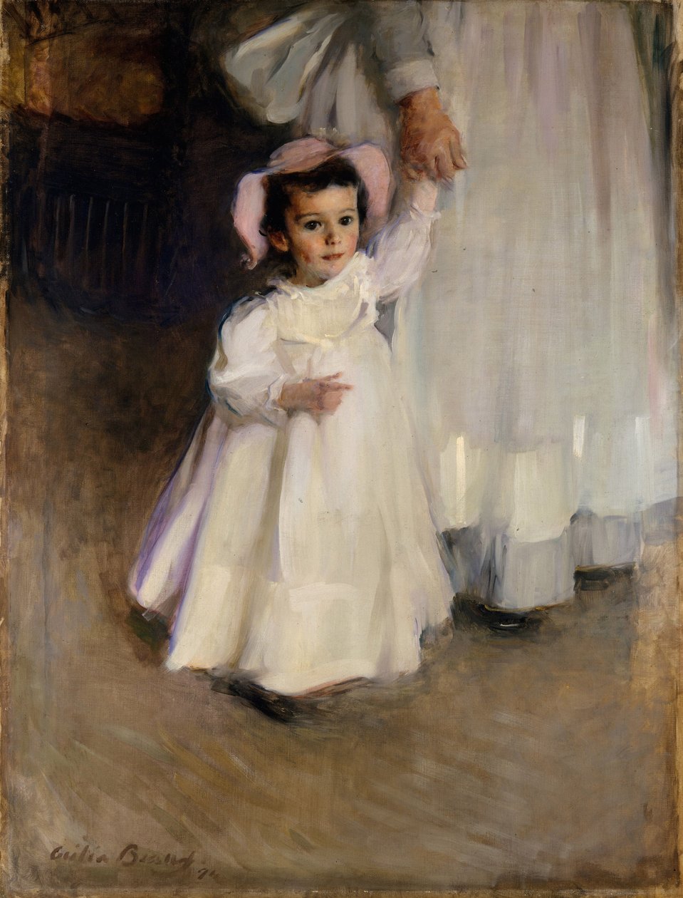 إرنستا (طفل مع ممرضة) ، 1894 بواسطة سيسيليا بو