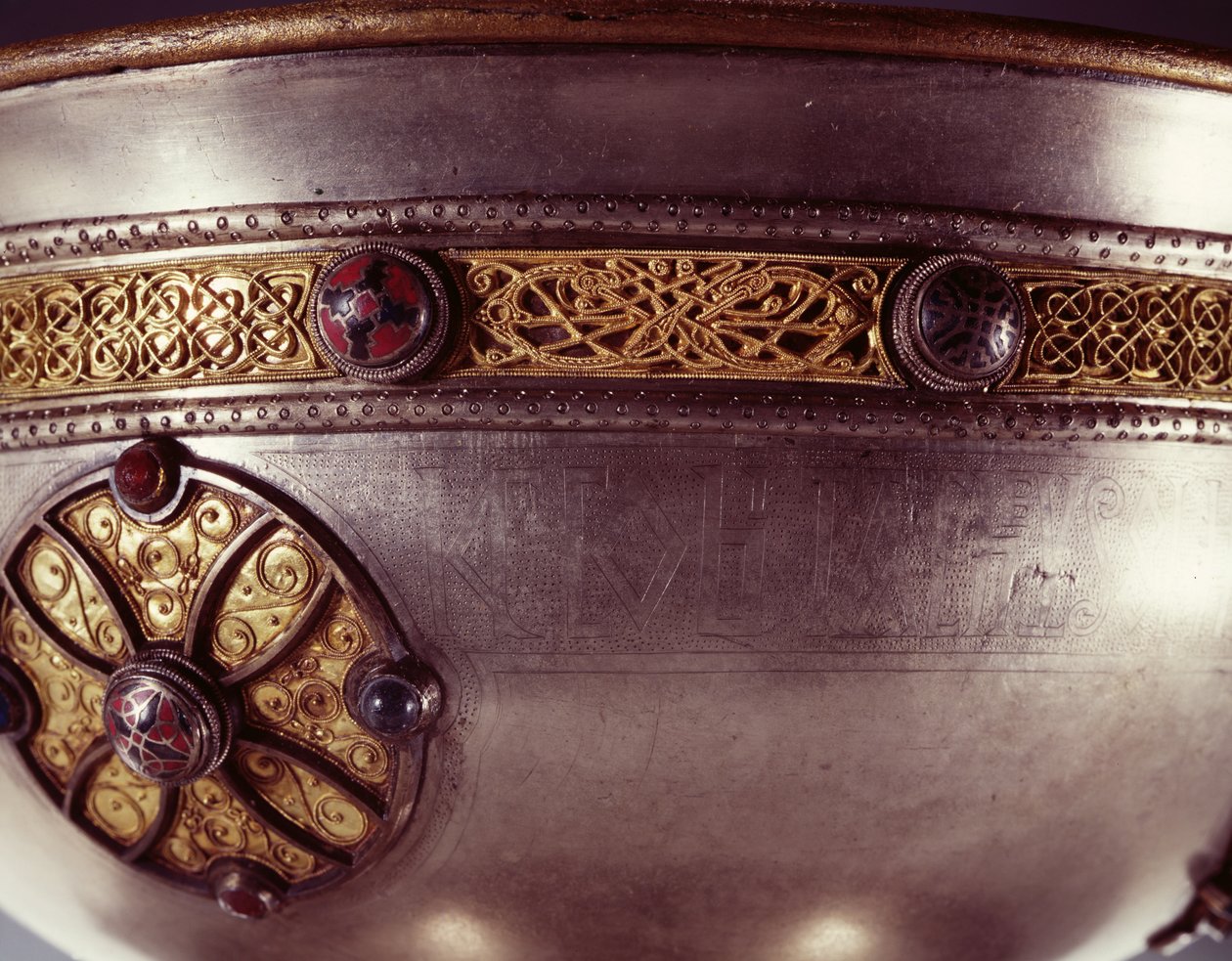Ardagh Chalice ، Reerasta ، County Limerick ، الفضة في أوائل القرن الثامن مع التذهيب الفضي والمينا والنحاس والبرونز التفاصيل 228699 بواسطة سلتيك
