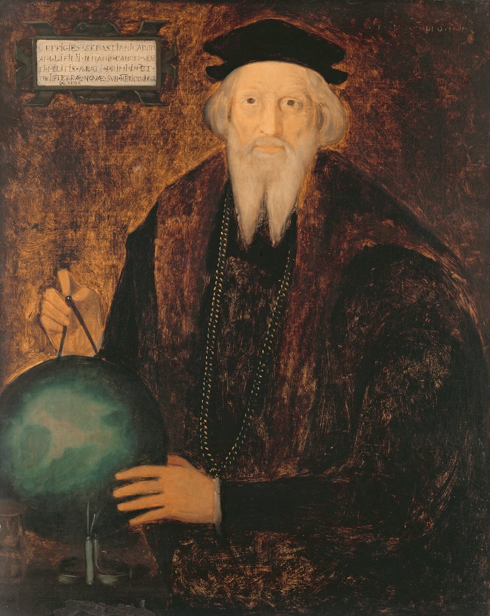 صورة سيباستيان كابوت (1474-1557) بواسطة سيفاس جيوفاني طومسون