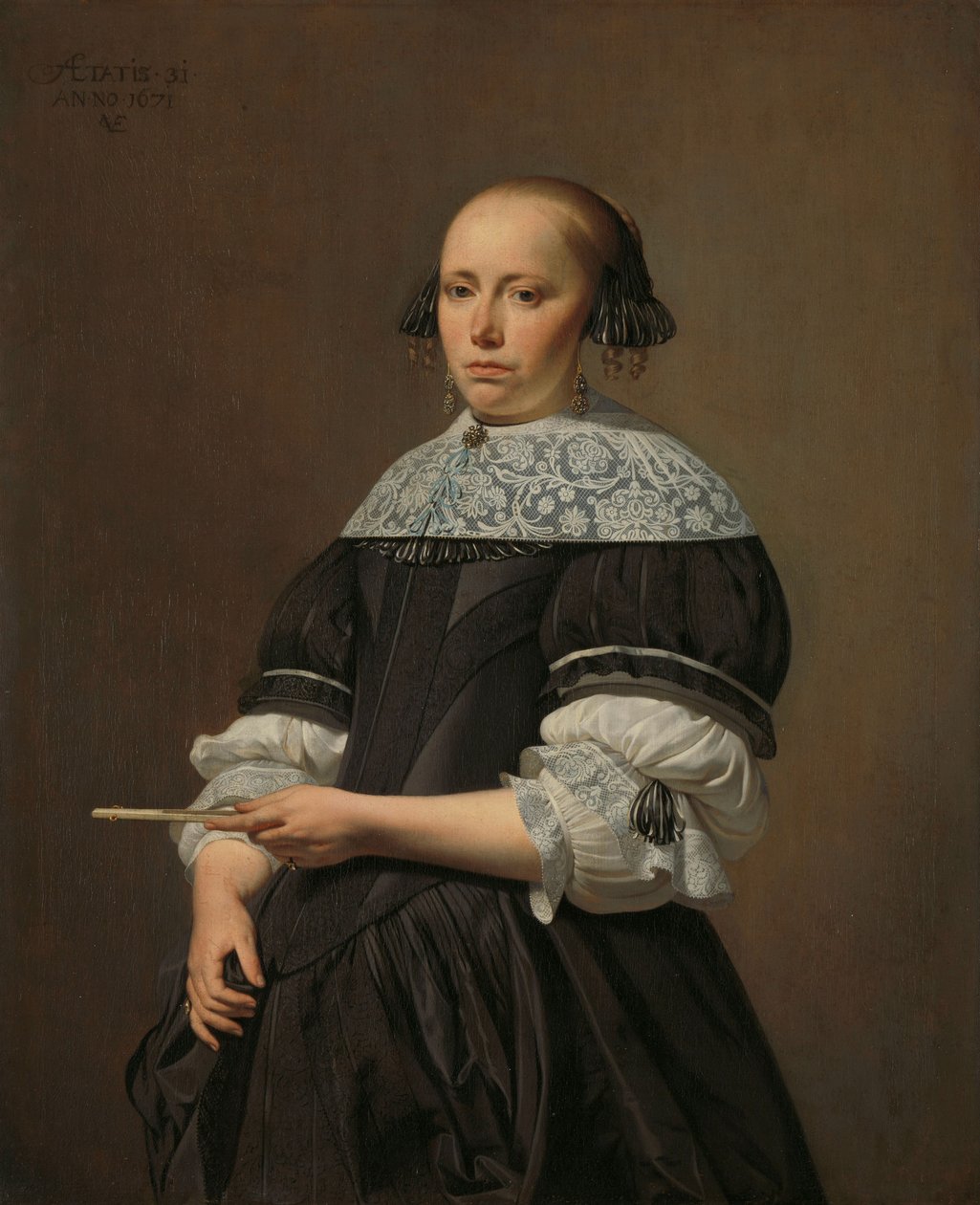 إليزابيث فان كيسيل (1640-1717) ، زوجة فيليم جاكوبس بيرت بواسطة سيزار بويتيوس فان إيفردينجن