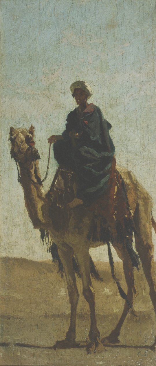 سائقي الجمال في الصحراء بواسطة سيزار بيسو
