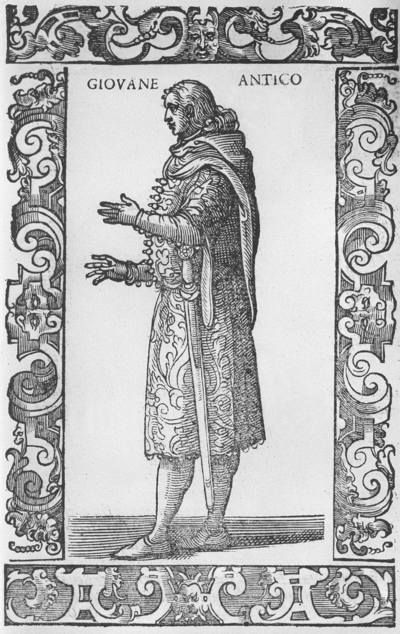 شاب في الزي التقليدي ، 1590 بواسطة سيزار فيسيليو