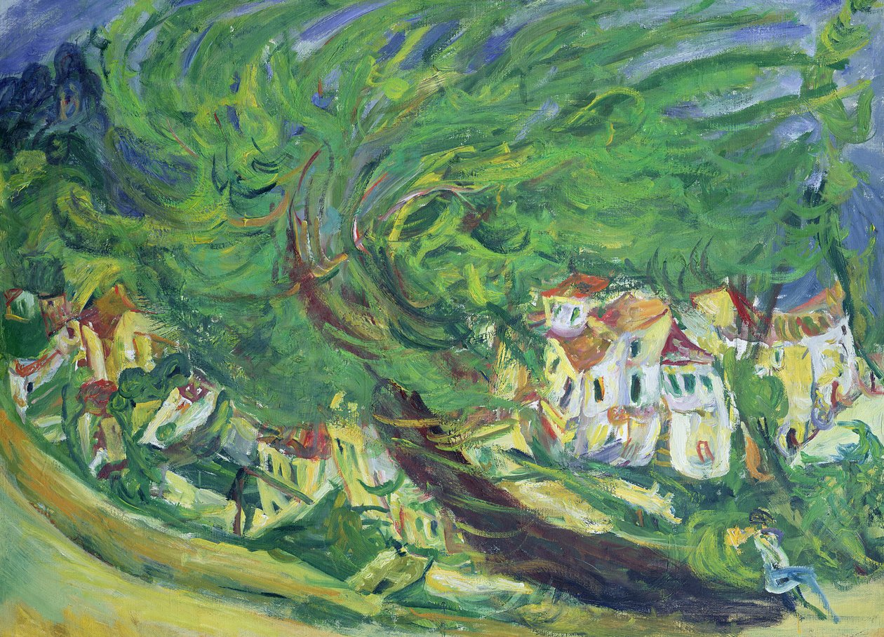 الشجرة الساقطة ، c.1922-23 بواسطة حاييم سوتين