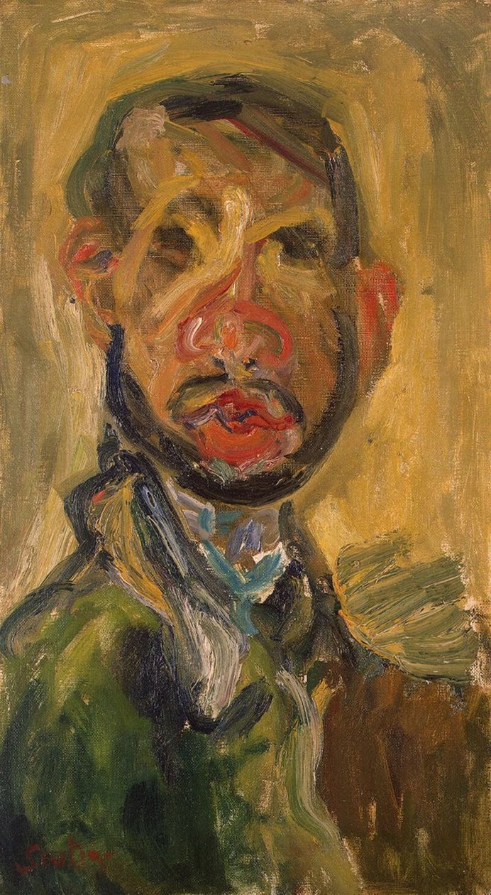بورتريه ذاتي 1916 بواسطة حاييم سوتين