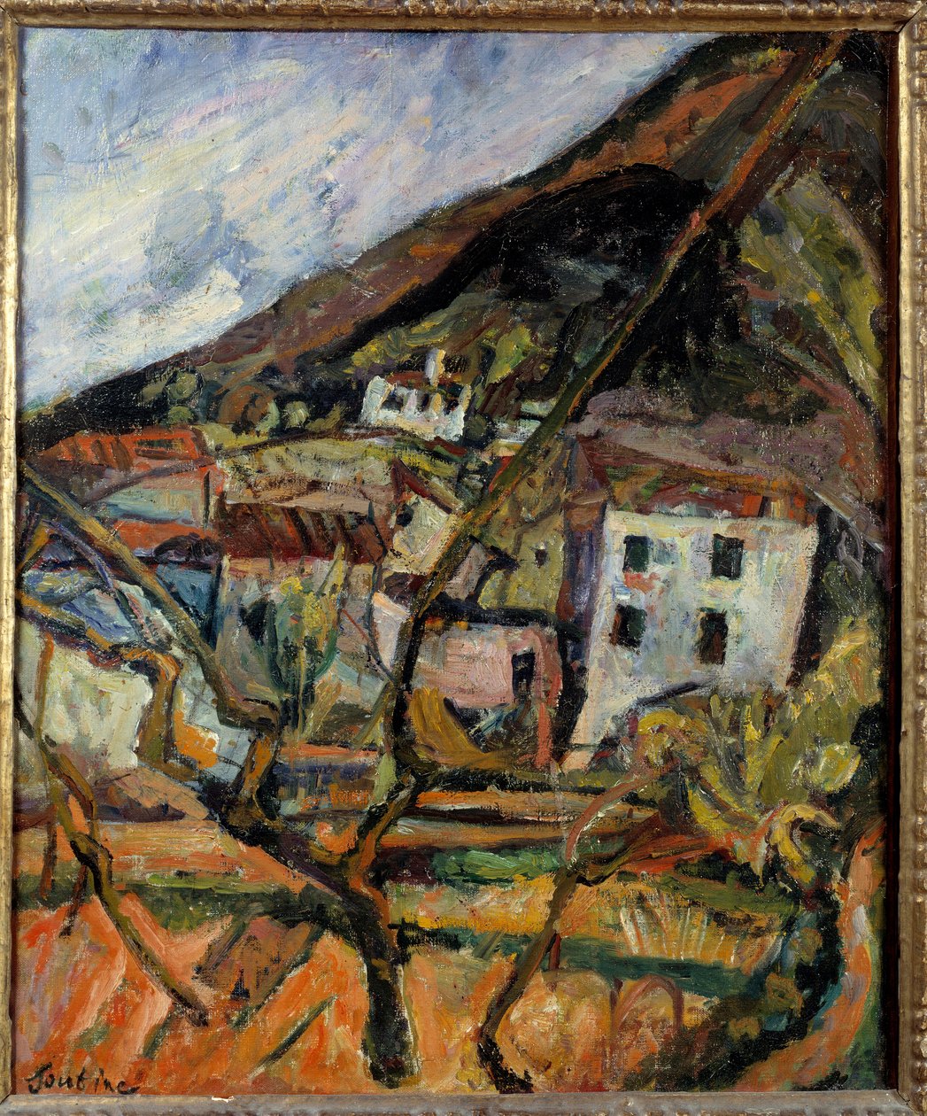 منظر طبيعي للفينس رسم حاييم سوتين (1894-1944) (روسيا) 1921 أفينيون ، متحف كالفيت بواسطة حاييم سوتين