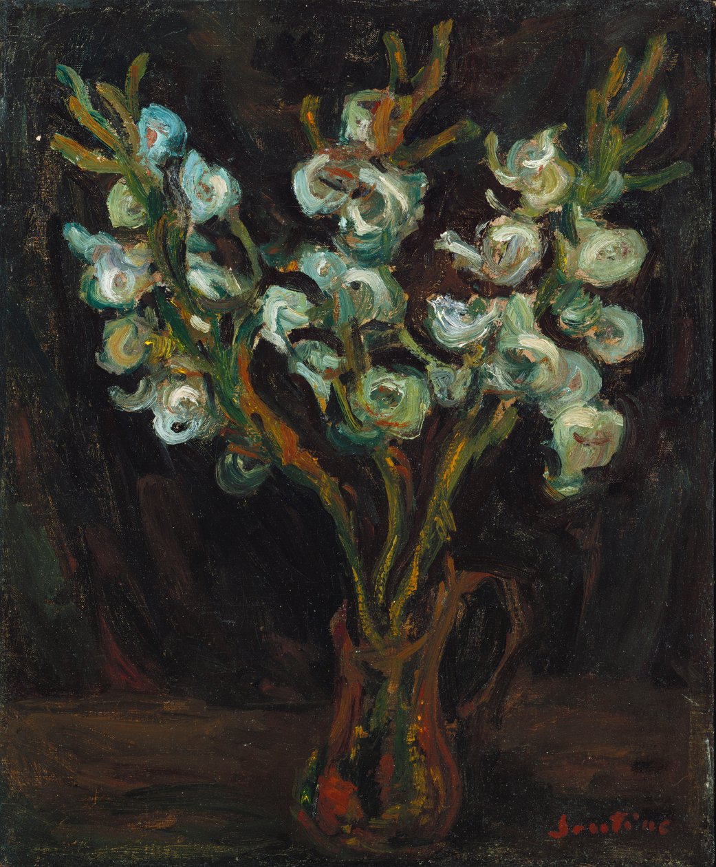 The Blue Gladioli ، ج .1929 بواسطة حاييم سوتين