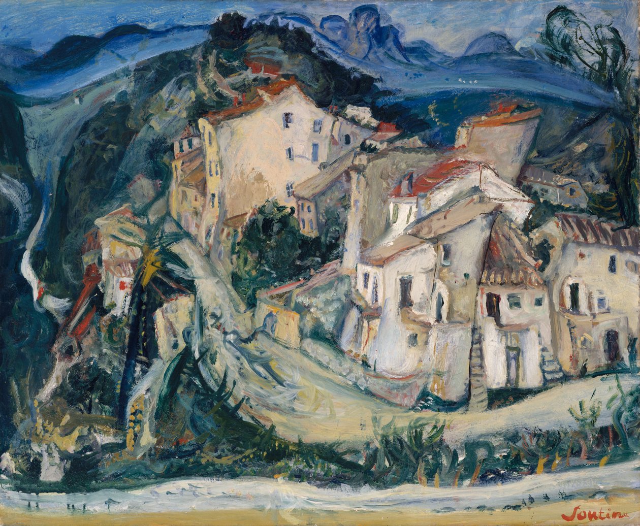 منظر Cagnes ، ج .1924-25 بواسطة حاييم سوتين