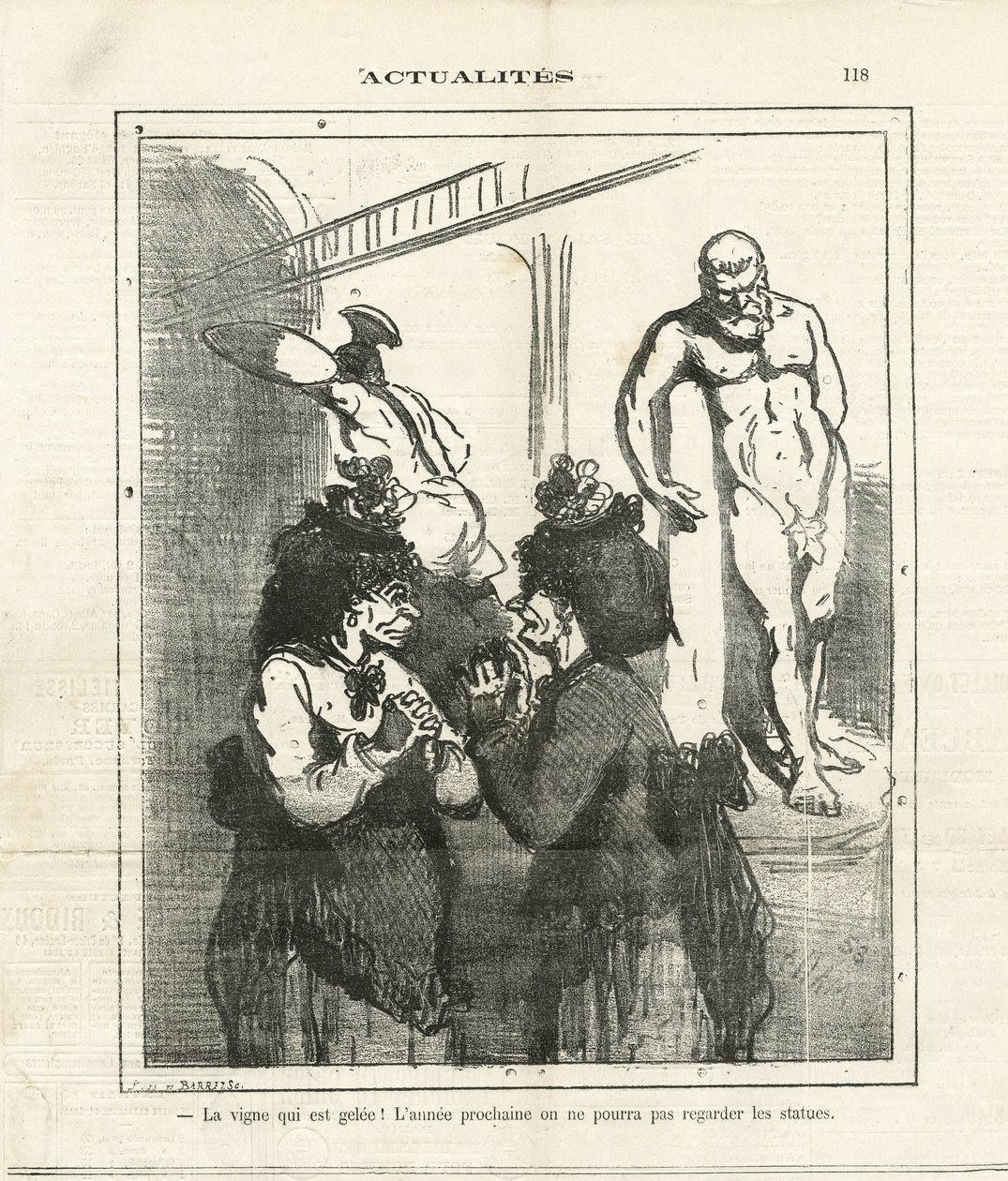 Illustration of Cham (1819-1879) in The Charivari بواسطة أميدي دي نوي (شام)