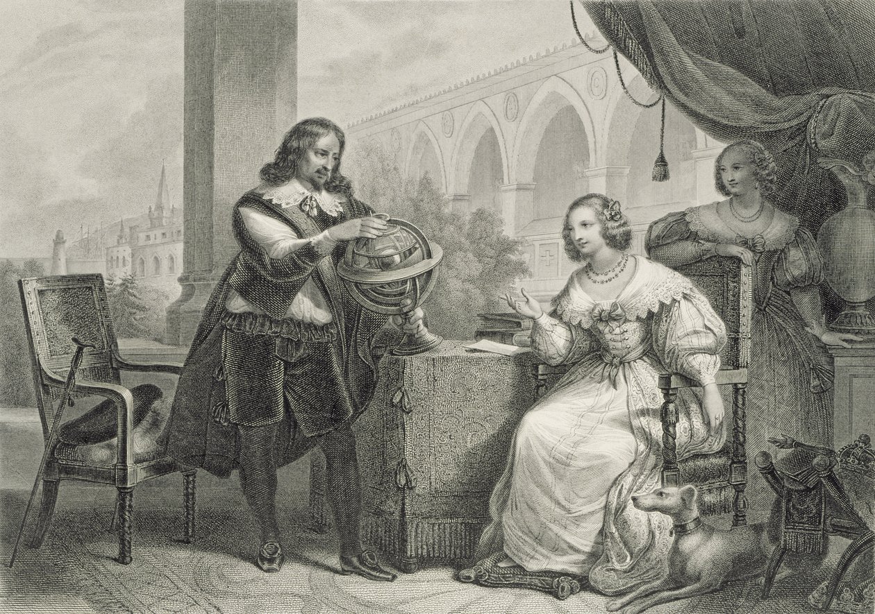 كريستينا (1626-1689) ملكة السويد ، من سلسلة من النساء المشهورات ، نقشت بواسطة جان دينيس نارجوت (1795-ص 1865) بواسطة تشارلز أبراهام تشسيلات