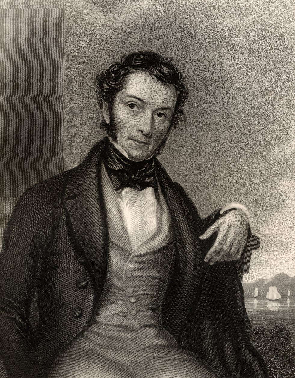 ريتشارد كوبدن ، نقش من قبل G. Adcock ، من "معرض الصور الوطنية ، المجلد الثالث" ، تم نشره عام 1820 بواسطة تشارلز ألين دوفال