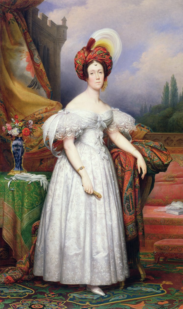 Adele de Guerneval d&39;Esquebecq، Marquise de Bethisy، 1835 بواسطة كارل فون ستوبين