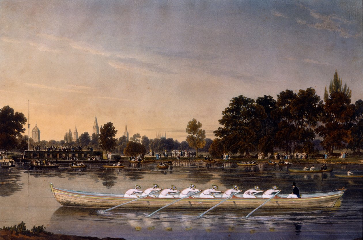 سباق القوارب ، c.1850 بواسطة تشارلز بيسيبي