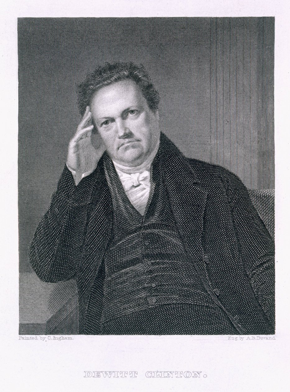 ديويت كلينتون ، نقشها آشر براون دوراند (1796-1869) بواسطة تشارلز كرومويل إنجهام