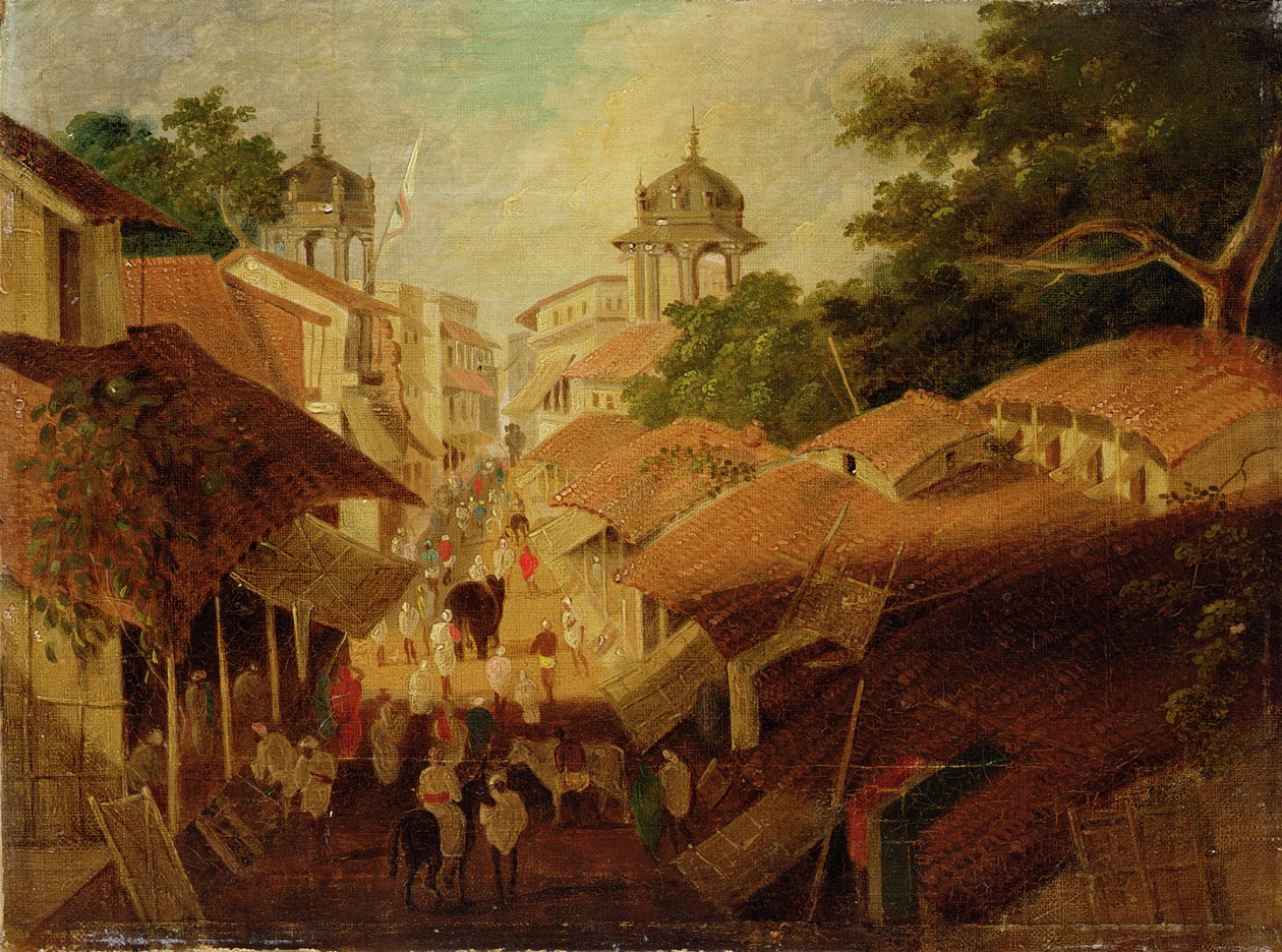 الشارع في باتنا ، ج .1825 بواسطة Charles d Oyly
