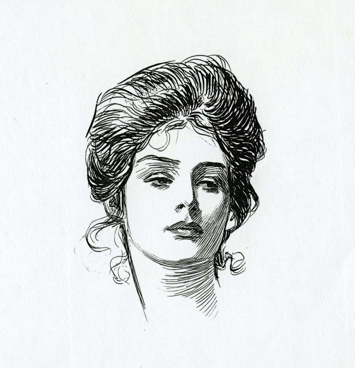 فتاة جيبسون ، حوالي 1902 بواسطة تشارلز دانا جيبسون