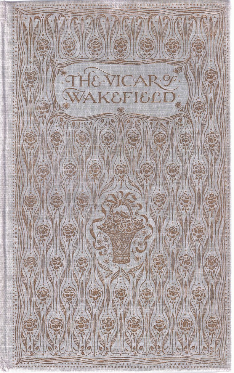 الغلاف الأمامي ، من The Vicar of Wakefield التي نشرتها JM Dent & Son Ltd ، 1920s بواسطة تشارلز إدموند بروك