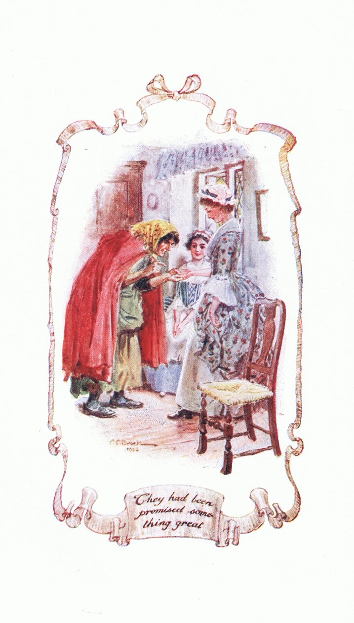 لقد تم وعدهم بشيء عظيم ، من The Vicar of Wakefield الذي نشرته JM Dent & Son Ltd ، 1920s بواسطة تشارلز إدموند بروك