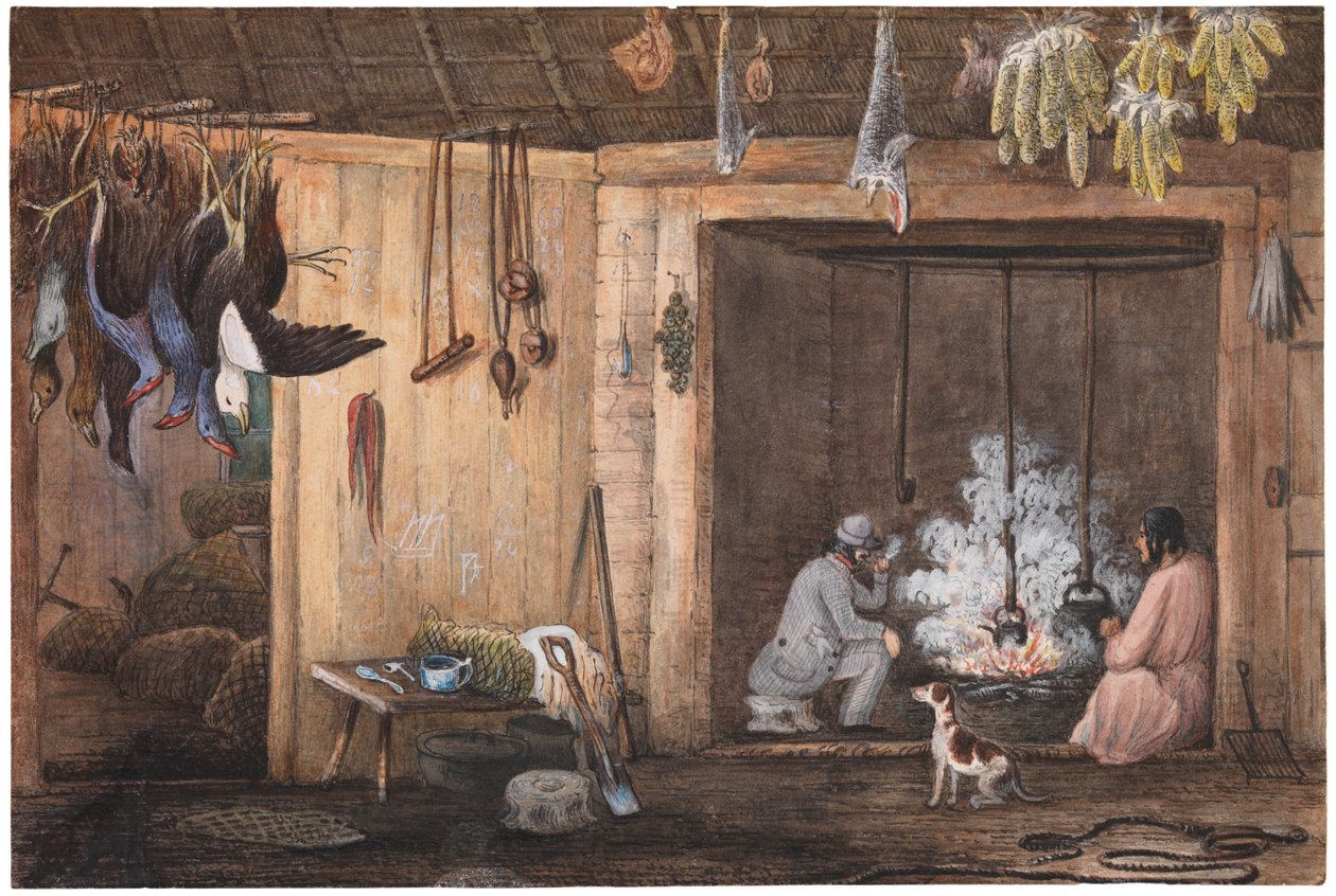 Winnig&39;s ، Wairau ، NZ ، أبريل 1851 بواسطة تشارلز إميليوس جولد
