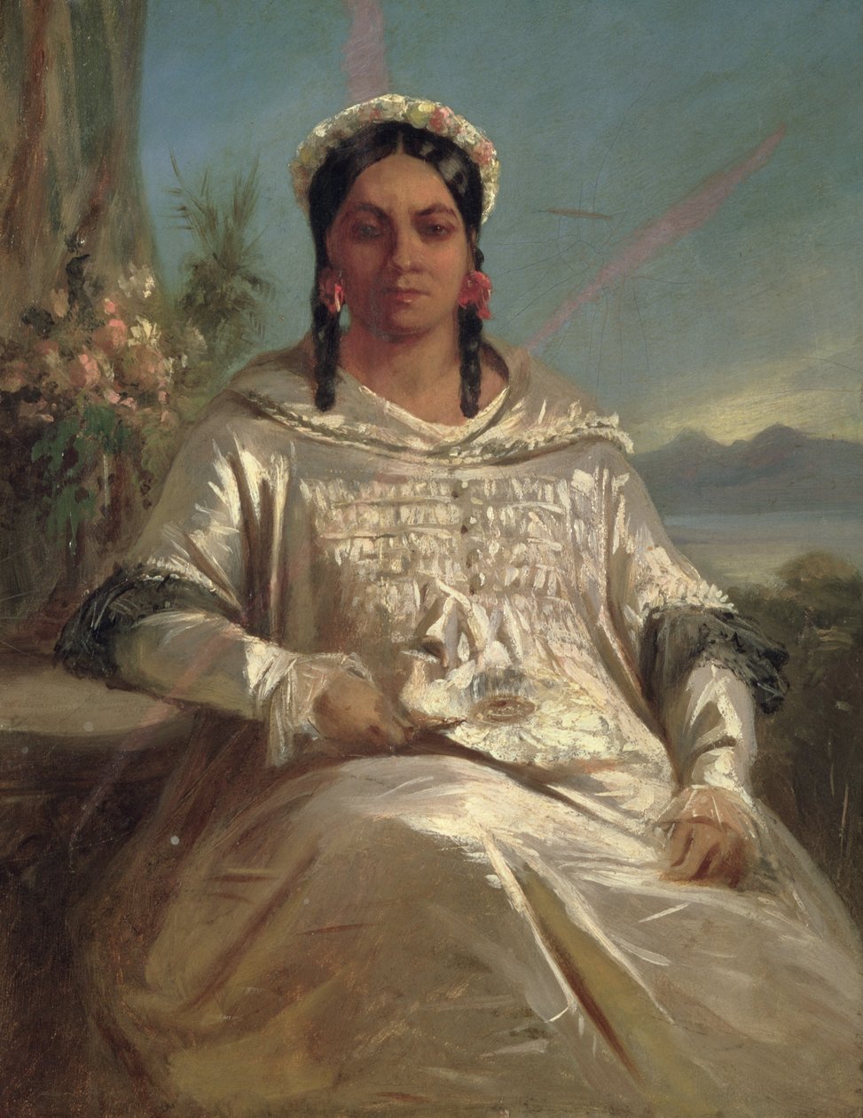 الملكة بوماري الرابعة (1827-1877) من تاهيتي بواسطة تشارلز جيرو