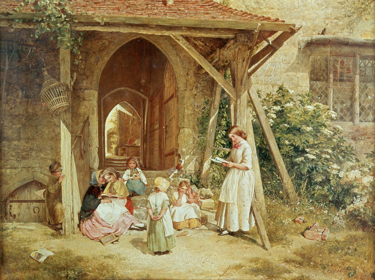اللعب في المدارس ، 1857 بواسطة تشارلز جيمس لويس