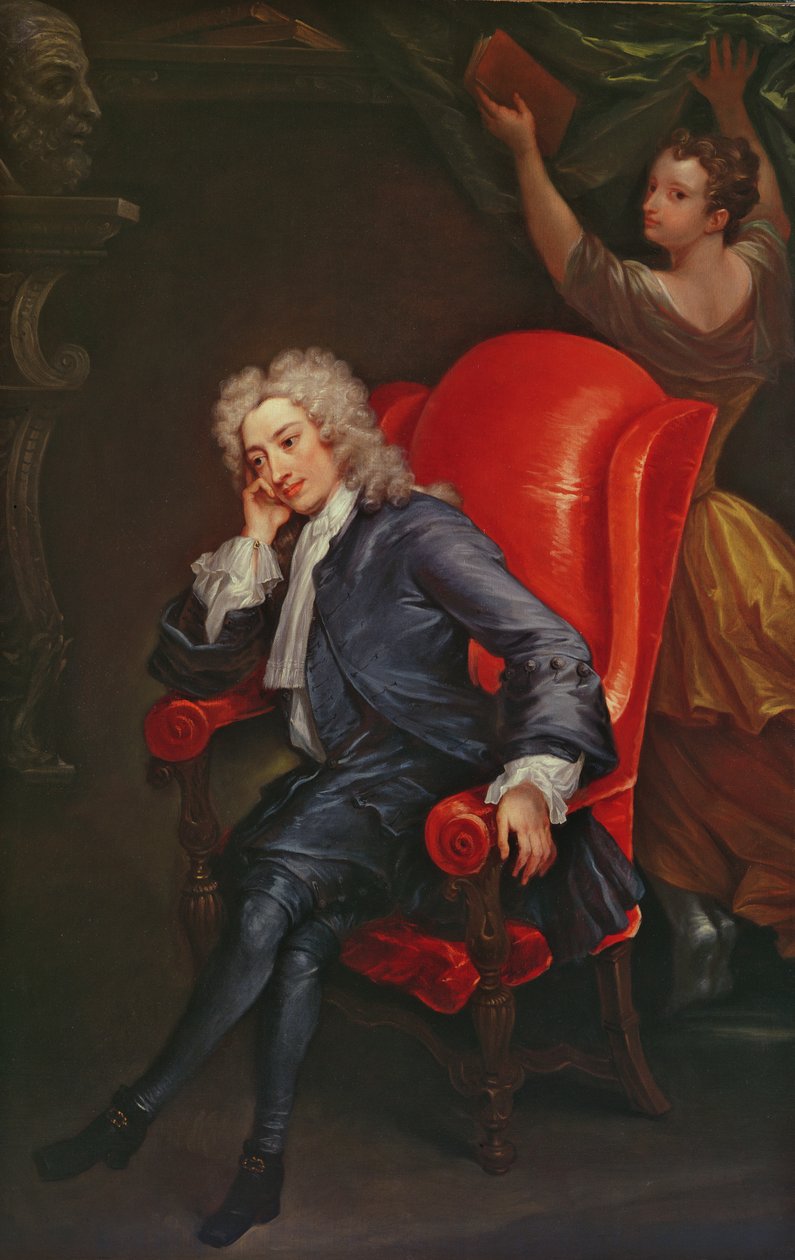 صورة ألكسندر بوب (1688-1744) ج1713-15 بواسطة تشارلز جيرفاس