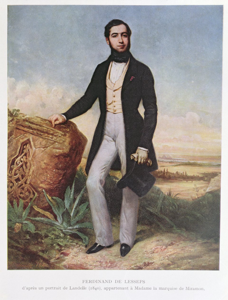 فرديناند ديليسبس ، 1840 بواسطة تشارلز لانديل