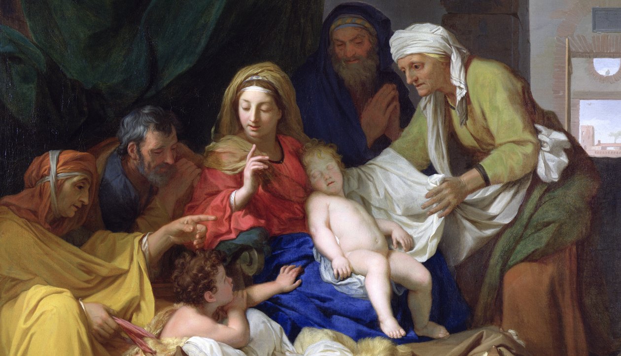 المسيح النائم ، 1655 (تفاصيل 173613) بواسطة تشارلز لو برون