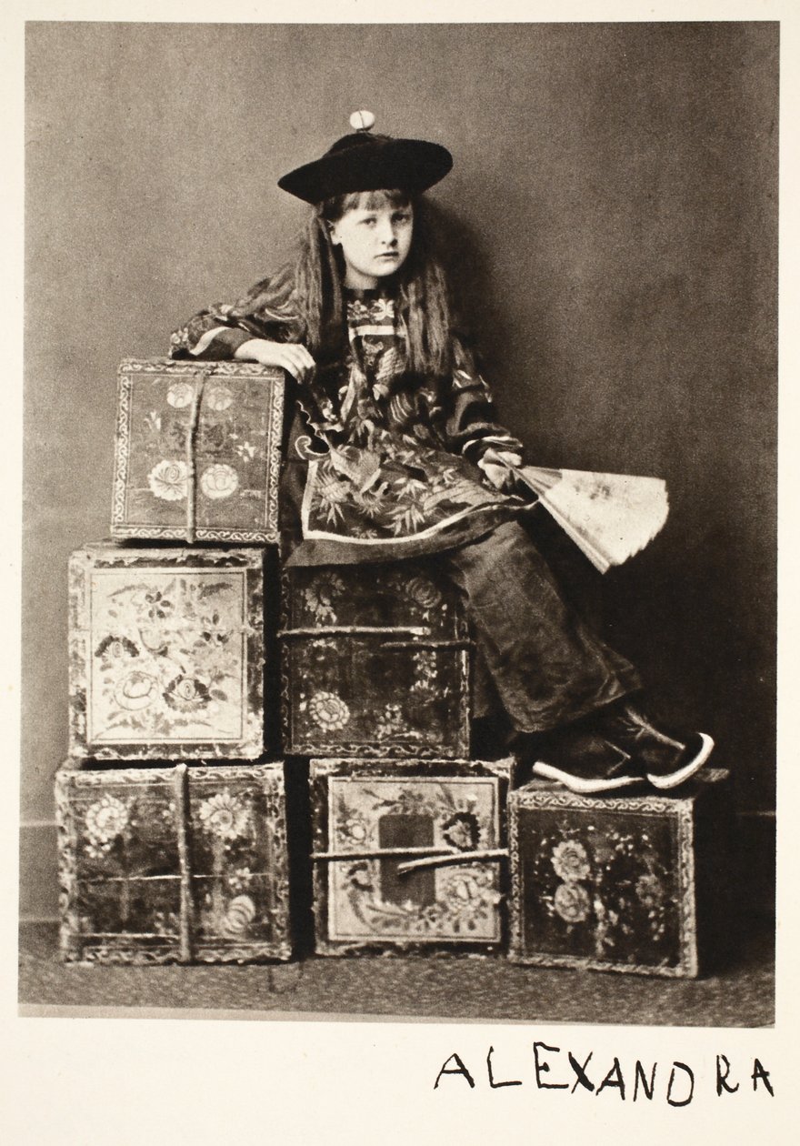 مطبخ الكسندرا باسم "Chinaman" ، 14 يوليو 1873 (صورة بني داكن) بواسطة تشارلز لوتويدج دودجسون