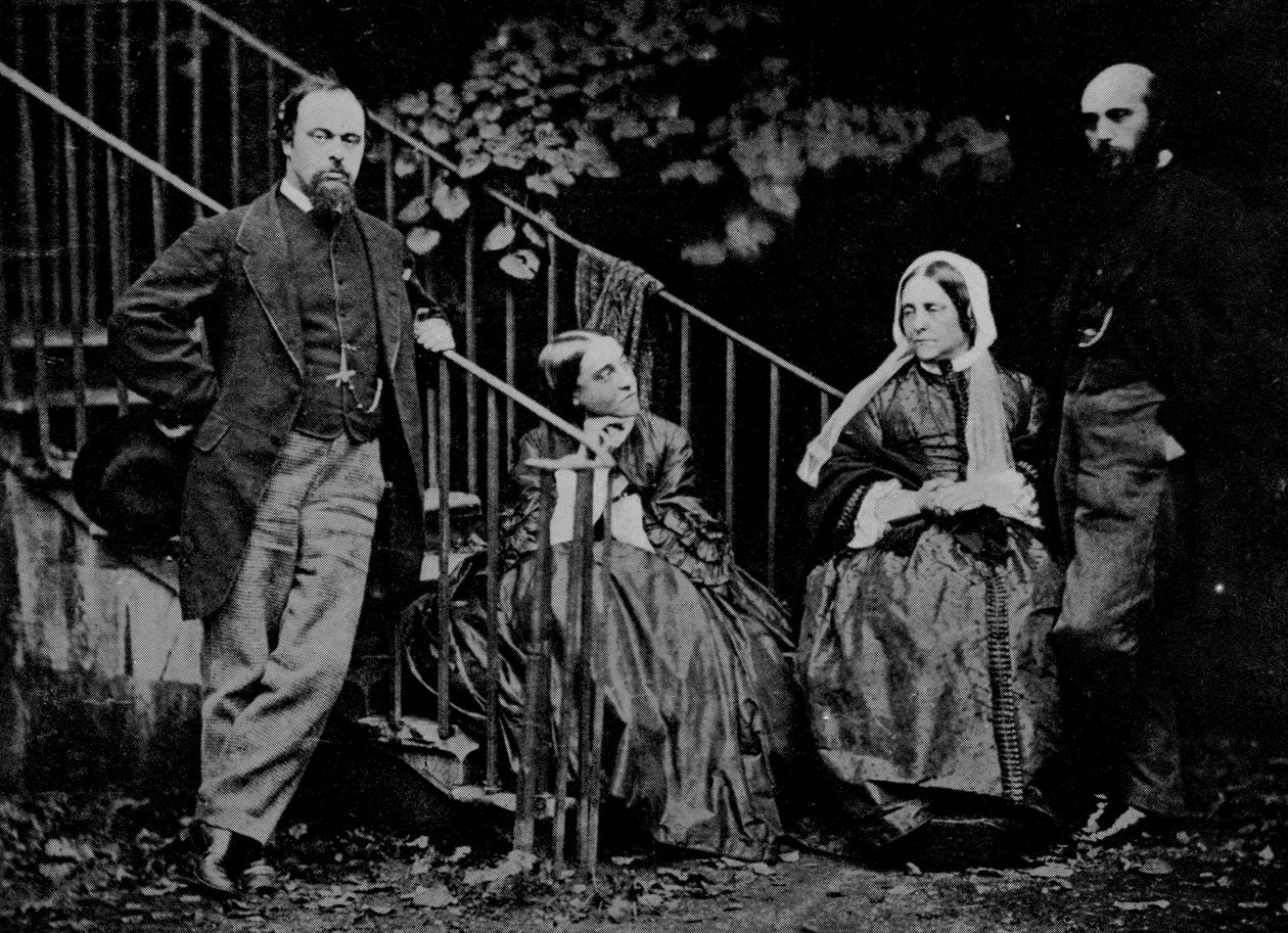 صورة لعائلة روسيتي ، 1864 بواسطة تشارلز لوتويدج دودجسون