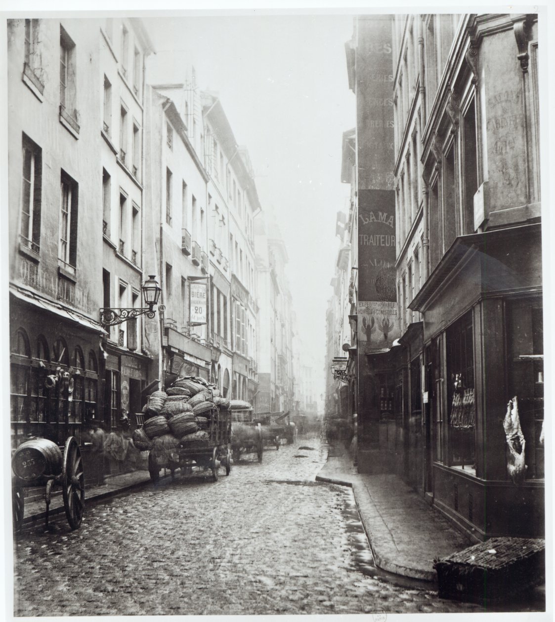 Rue de la Grande Truanderie ، من شارع Montorgueil ، باريس ، 1858-78 بواسطة تشارلز مارفيل