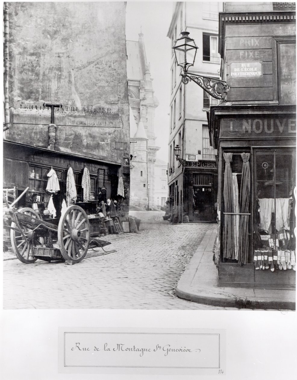 Rue de la Montagne Sainte-Genevieve ، باريس ، 1858-78 بواسطة تشارلز مارفيل