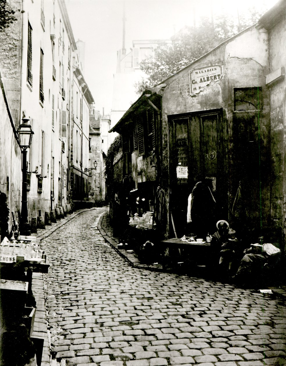 Rue du Jardinet و cul-de-sac of Rohan ، باريس ، 1858-1878 بواسطة تشارلز مارفيل